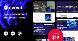 Evevit – WordPress-Vorlage für Konferenzen und Veranstaltungen