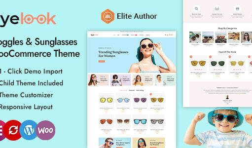 Eyelook – Sonnenbrillen- und Brillengeschäft WordPress WooCommerce Layout