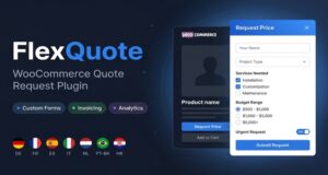 FlexQuote – WooCommerce Fordern Sie ein Angebot mit benutzerdefinierten Formularen und Rechnungsstellung an