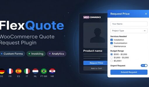 FlexQuote – WooCommerce Fordern Sie ein Angebot mit benutzerdefinierten Formularen und Rechnungsstellung an