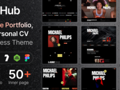 FolioHub – Persönliches Portfolio-WordPress-Vorlage