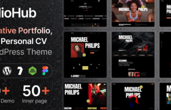 FolioHub – Persönliches Portfolio-WordPress-Vorlage