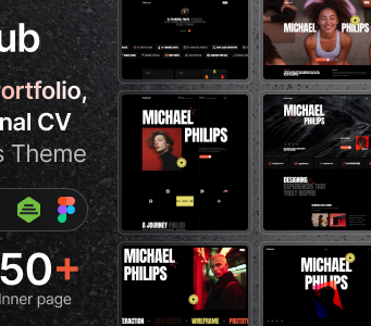 FolioHub – Persönliches Portfolio-WordPress-Vorlage