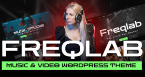 Freqlab – Musik- und Video-WordPress-Template
