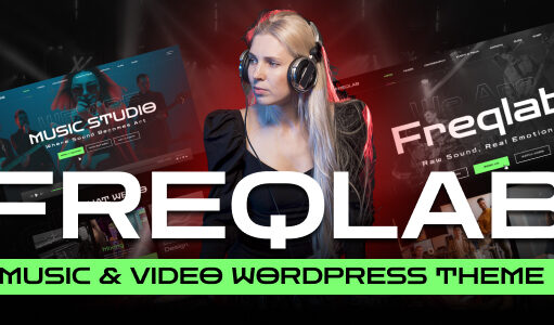 Freqlab – Musik- und Video-WordPress-Template