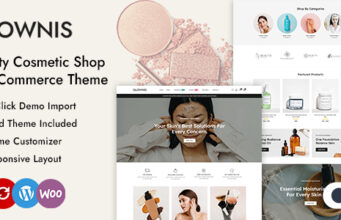 Glownis – WordPress-WooCommerce-Layout für den Schönheits- und Kosmetikshop