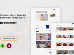 Goso – Elementor-Vorlagen-Kit für Bauunternehmer und Schwermaschinen