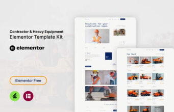Goso – Elementor-Vorlagen-Kit für Bauunternehmer und Schwermaschinen