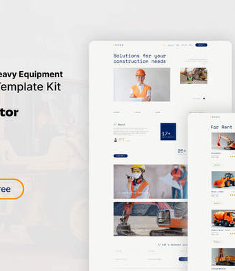 Goso – Elementor-Vorlagen-Kit für Bauunternehmer und Schwermaschinen