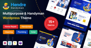 Hendre – WordPress-Layout für Reparatur-, Sanitär- und Heimwerkerdienste