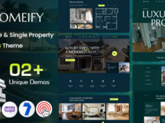 Homeify – WordPress-Vorlage für Immobilien und Einzelimmobilien