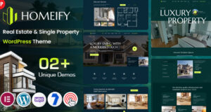 Homeify – WordPress-Vorlage für Immobilien und Einzelimmobilien