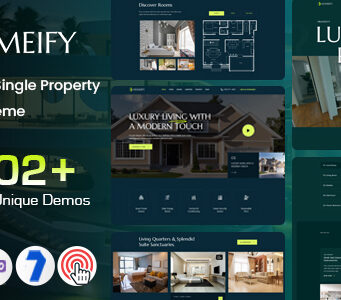Homeify – WordPress-Vorlage für Immobilien und Einzelimmobilien