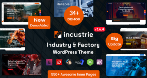 Industrie – Factory & Industry WordPress Vorlage