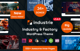 Industrie – Factory & Industry WordPress Vorlage