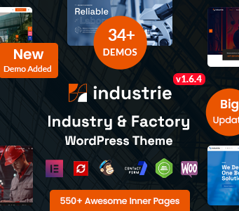 Industrie – Factory & Industry WordPress Vorlage