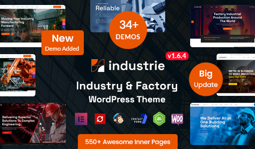 Industrie – Factory & Industry WordPress Vorlage
