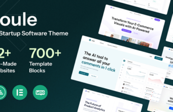 Joule – AI Startup Software Elementor WordPress Vorlage