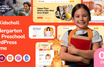 Kidscholl – WordPress-Vorlage für Kindergarten und Vorschule