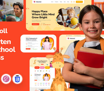 Kidscholl – WordPress-Vorlage für Kindergarten und Vorschule