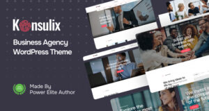 Konsulix – WordPress-Vorlage für Wirtschaftsagenturen
