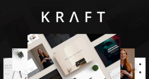 Kraft – Minimalistisches Agentur- und Portfolio-WordPress-Layout