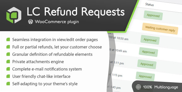 LC-Rückerstattungsanträge – WooCommerce-Rückerstattungsmanager