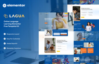 Lagua – Sprachkurs- und Lernzentrum-Elementor-Vorlagenkit