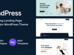 LandPress – Marketing Landing Page Elementor WordPress Template