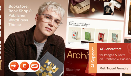 Literatur – WordPress-Layout für Buchhandlung, Verlag und Buchhandlung