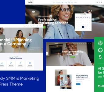 Markty | SMM- und Marketing-WordPress-Vorlage