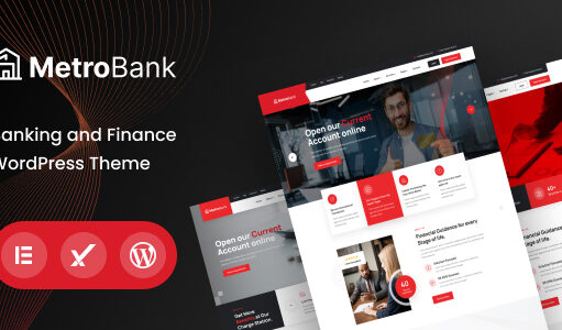 Metrobank – WordPress-Vorlage für Banken und Finanzen