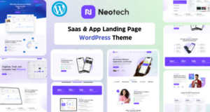 Niotech – Saas & App Landing WordPress Vorlage