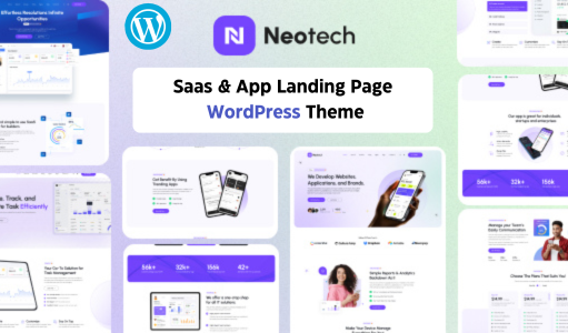 Niotech – Saas & App Landing WordPress Vorlage