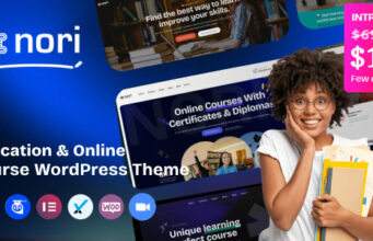 Nori – WordPress-Vorlage für Online-Kurse und Bildung