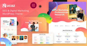 Nucaz – Digitales Marketing und SEO WordPress Elementor Template
