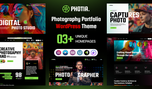 Photia – Fotografie-Portfolio-WordPress-Layout