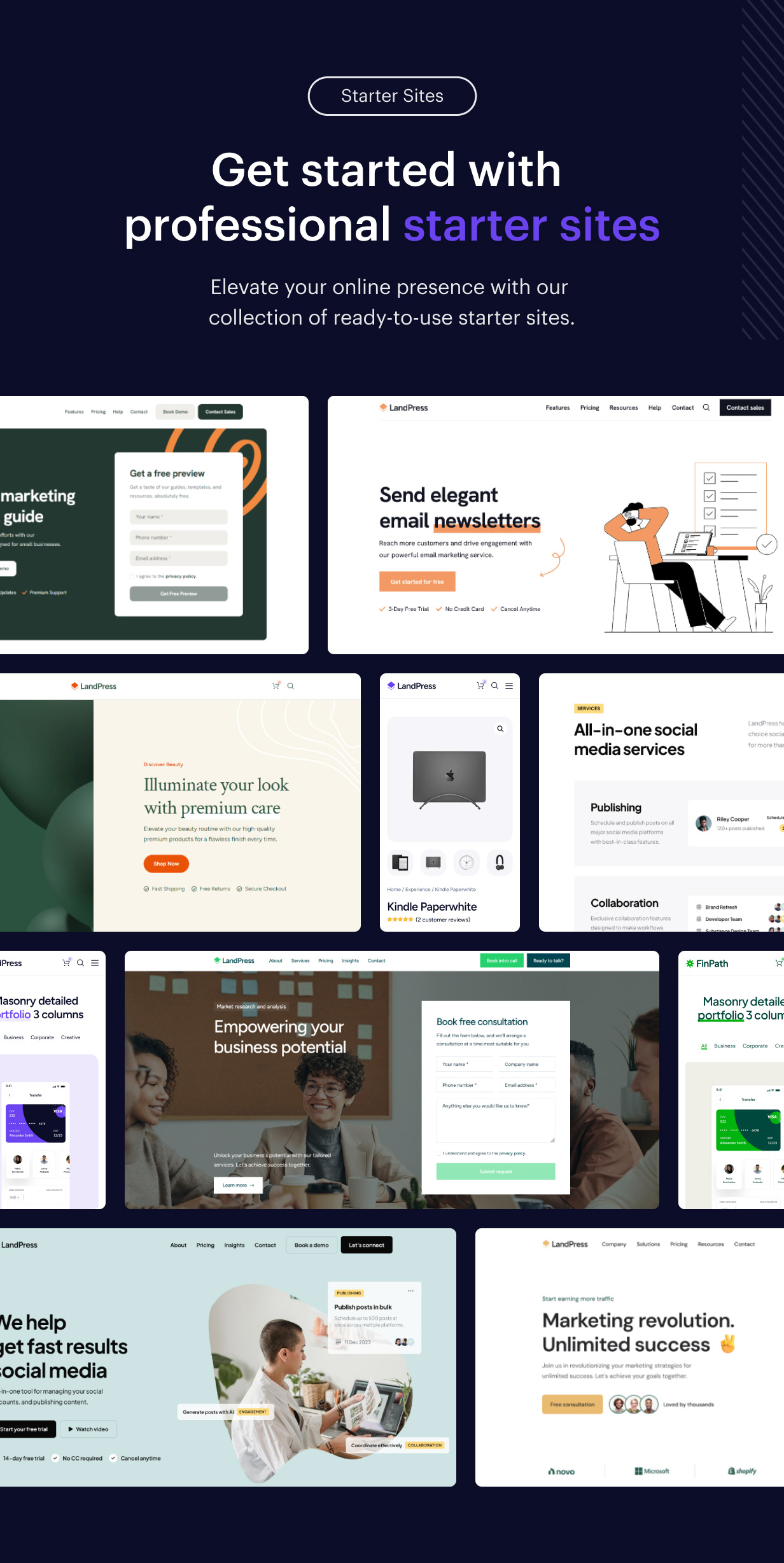 LandPress - Marketing Landing Page Elementor WordPress Theme - 3
