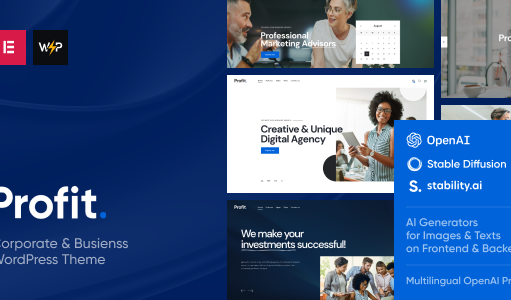 Profit – Business-WordPress-Layout