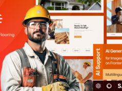 R&F – Dach- und Bodenschreiner-WordPress-Layout