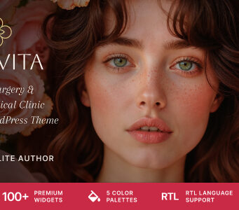 Rejuvita – WordPress-Template für Kliniken für plastische Chirurgie und Schönheitsmedizin