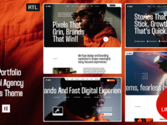 Shaft – Kreatives Portfolio und WordPress-Template für digitale Agenturen