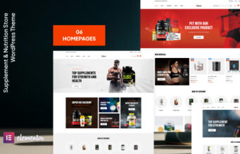 Sikra – WordPress-Vorlage für den Nahrungsergänzungsmittel- und Ernährungsshop