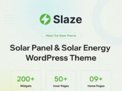 Slaze – Thema „Solarpanel und Solarenergie“.