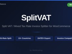 SplitVAT – WooCommerce Split-Mehrwertsteuer-/Mischsteuersatz-Rechnungssplitter