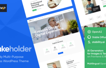 Stakeholder – Unternehmens- und Venture-WordPress-Template
