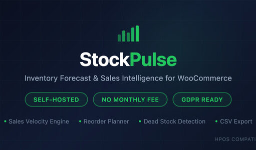 StockPulse – Bestandsprognose und Verkaufsinformationen für WooCommerce