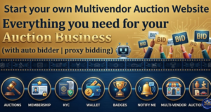 WooCommerce-Auktionsmarktplatz – Multivendor-Auktion | Geldbörse | Mitgliedschaft | KYC | Proxy-Gebote
