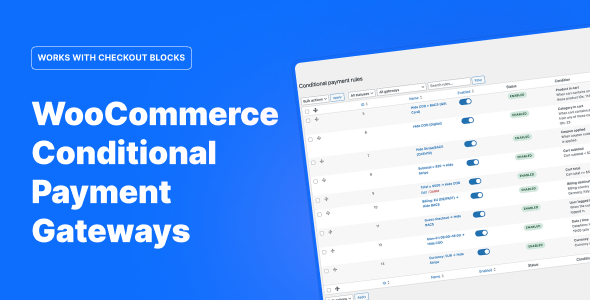 WooCommerce Conditional Payment Gateways – Zahlungsmethoden nach Regeln ...