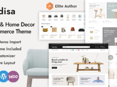 Woodisa – WordPress-WooCommerce-Template für Möbel und Inneneinrichtung